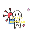 いろんな挨拶！ 手書き風（個別スタンプ：8）