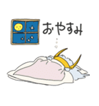 乱髪兜くんの生活（個別スタンプ：3）