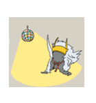乱髪兜くんの生活（個別スタンプ：36）