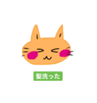 いつも笑顔の猫9（個別スタンプ：24）