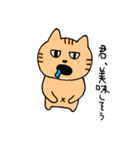 よく喋るねこ（個別スタンプ：16）