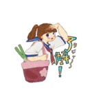 隣のクラスのかわいい子（個別スタンプ：4）