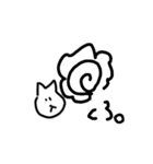 くろ。（個別スタンプ：9）