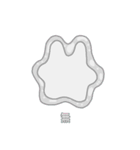 うさぎアメーバ（個別スタンプ：12）