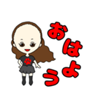 おで子ちゃんスタンプ(日常会話)（個別スタンプ：1）