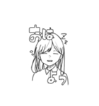 シロクロな娘。（個別スタンプ：4）