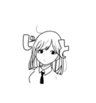 シロクロな娘。（個別スタンプ：8）