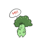 ブロッコリーマンと肉ボスの日常（個別スタンプ：1）