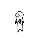 無表情人（個別スタンプ：4）