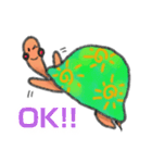 【りくガメ】日常で使えるスタンプ（個別スタンプ：28）