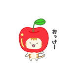 カナリア猫の果物・野菜シリーズ（個別スタンプ：8）