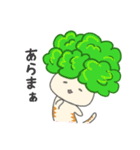 カナリア猫の果物・野菜シリーズ（個別スタンプ：14）