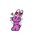 ラブリーうさぎちゃん（個別スタンプ：7）