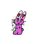 ラブリーうさぎちゃん（個別スタンプ：8）