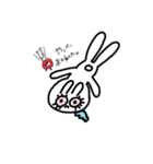うさぎのリアル。（個別スタンプ：2）