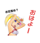 頑張る巫女お姉さん  5（個別スタンプ：9）