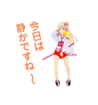 頑張る巫女お姉さん  5（個別スタンプ：10）