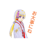 頑張る巫女お姉さん  5（個別スタンプ：18）