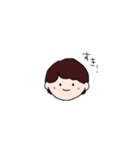 顔文字つくりたいのにな（個別スタンプ：1）