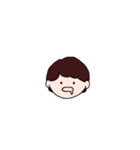 顔文字つくりたいのにな（個別スタンプ：4）