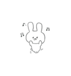 ふとめうさぎの日常（個別スタンプ：1）
