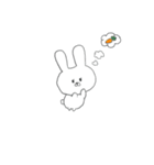 ふとめうさぎの日常（個別スタンプ：9）