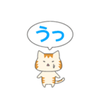 カナリア猫のあいうえおスタンプ（個別スタンプ：3）