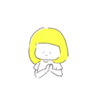 金髪きのこと愉快なうさぎさんのスタンプ（個別スタンプ：21）