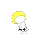 金髪きのこと愉快なうさぎさんのスタンプ（個別スタンプ：23）