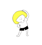 金髪きのこと愉快なうさぎさんのスタンプ（個別スタンプ：25）
