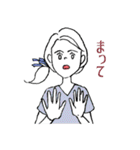 モリ―ガール（個別スタンプ：35）