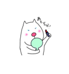 白い妖精 よしおくん（個別スタンプ：8）