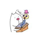 白い妖精 よしおくん（個別スタンプ：14）