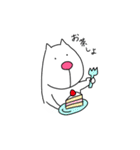 白い妖精 よしおくん（個別スタンプ：16）