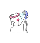 白い妖精 よしおくん（個別スタンプ：23）