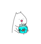 白い妖精 よしおくん（個別スタンプ：35）