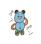 変顔クマ（個別スタンプ：4）