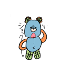 変顔クマ（個別スタンプ：5）