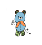 変顔クマ（個別スタンプ：6）