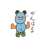 変顔クマ（個別スタンプ：8）