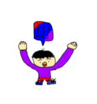 ふつうの男の子のスタンプ（個別スタンプ：15）