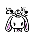 ながみみウサギの4文字（個別スタンプ：14）