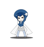 魚っ娘（さかなっこ）〜トビウオ編〜（個別スタンプ：7）