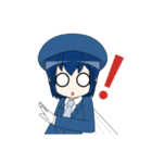 魚っ娘（さかなっこ）〜トビウオ編〜（個別スタンプ：8）