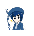 魚っ娘（さかなっこ）〜トビウオ編〜（個別スタンプ：9）