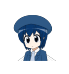 魚っ娘（さかなっこ）〜トビウオ編〜（個別スタンプ：13）