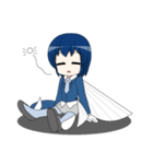 魚っ娘（さかなっこ）〜トビウオ編〜（個別スタンプ：14）