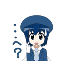 魚っ娘（さかなっこ）〜トビウオ編〜（個別スタンプ：21）