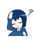 魚っ娘（さかなっこ）〜トビウオ編〜（個別スタンプ：36）