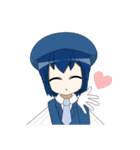 魚っ娘（さかなっこ）〜トビウオ編〜（個別スタンプ：37）
